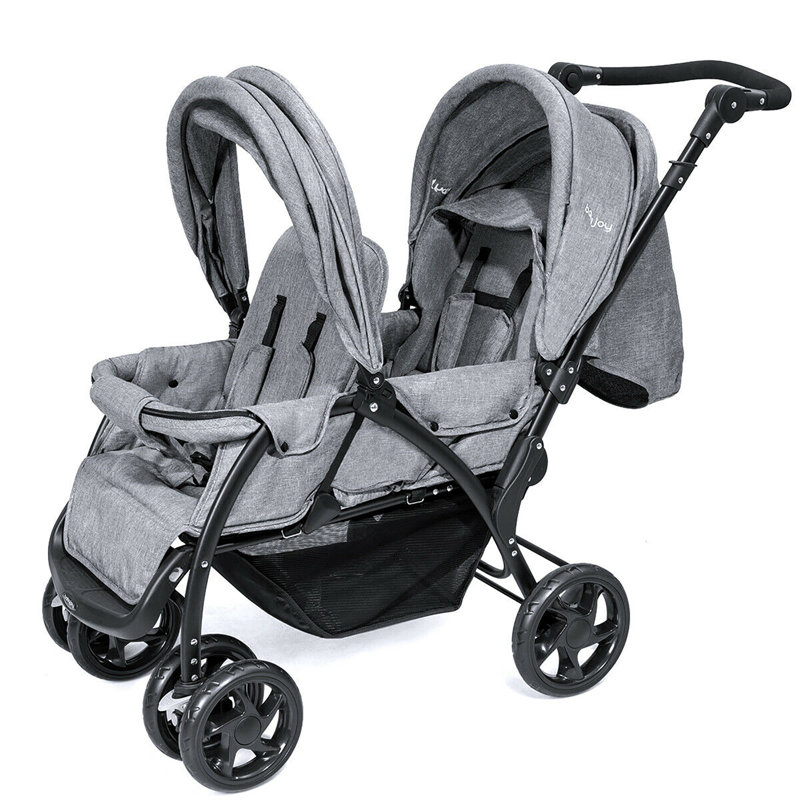 Costway Foldable 4 Wheel Multi Child Stroller Costway